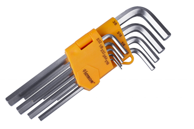 Sada prodloužených imbus klíčů, 9 ks (palcové)