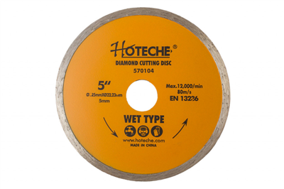 Diamantový řezný kotouč 125 mm, WET TYPE