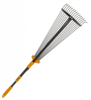 Hoteche HT362015 Teleskopické zahradní hrábě 80 - 160 cm