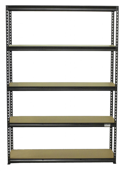 Policový regál, 5 polic - 1200 x 410 x 1830 mm