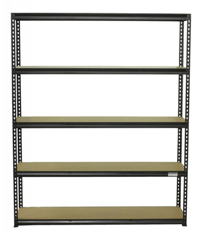 Policový regál, 5 polic - 1500 x 410 x 1830 mm