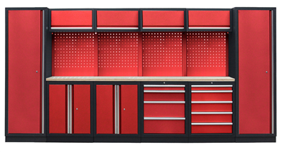 Kvalitní PROFI RED dílenský nábytek 3920 x 495 x 2000 mm