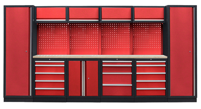 Kvalitní PROFI RED dílenský nábytek 3920 x 495 x 2000 mm