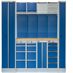 Kvalitní PROFI BLUE dílenský nábytek 4235 x 495 x 2000 mm - 