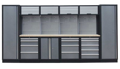 Kvalitní PROFI dílenský nábytek 3920 x 495 x 2000 mm - TGS1300A9 Grey