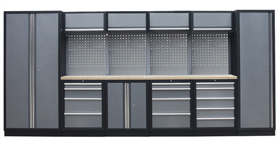Kvalitní PROFI dílenský nábytek 4235 x 495 x 2000 mm - TGS1300A5 Grey