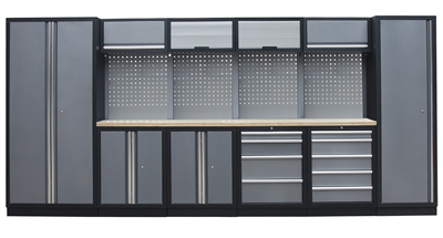 Kvalitní PROFI dílenský nábytek 4235 x 495 x 2000 mm - TGS1300AA5 Grey