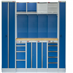 Kvalitní PROFI BLUE dílenský nábytek 4235 x 495 x 2000 mm - 