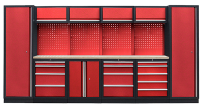 Kvalitní PROFI RED dílenský nábytek 3920 x 495 x 2000 mm