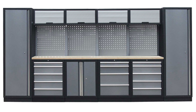 Kvalitní PROFI dílenský nábytek 3920 x 495 x 2000 mm - TGS1300AN Grey