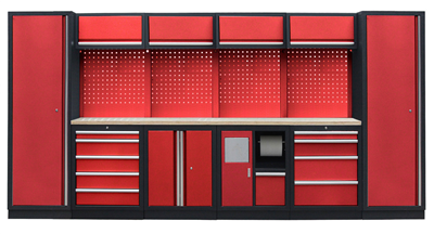 Kvalitní PROFI RED dílenský nábytek 3920 x 495 x 2000 mm - RTGS1301AR Profi Red