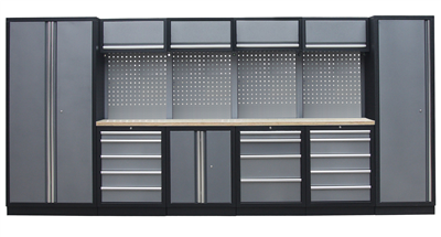 Kvalitní PROFI dílenský nábytek 4235 x 495 x 2000 mm - TGS1300AD Grey
