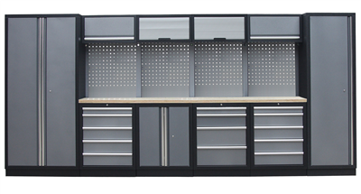 Kvalitní PROFI dílenský nábytek 4235 x 495 x 2000 mm - TGS1300AB Grey