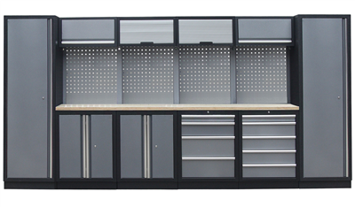 Kvalitní PROFI dílenský nábytek 3920 x 495 x 2000 mm - TGS1300AA8 Grey