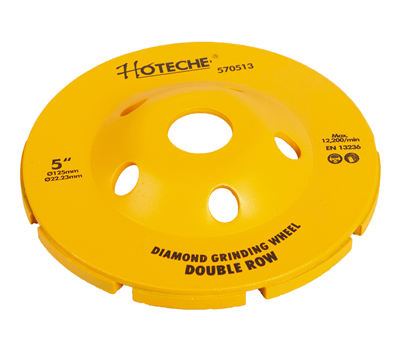 Diamantový brusný kotouč 125 mm, pohárový