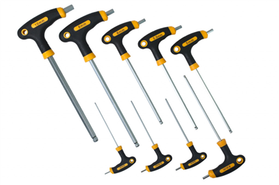 Sada imbus šroubováků s kuličkou 9 ks, typ T