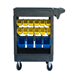 Dílenský vozík s boxy 790 x 430 x 855 mm, 32 boxů
