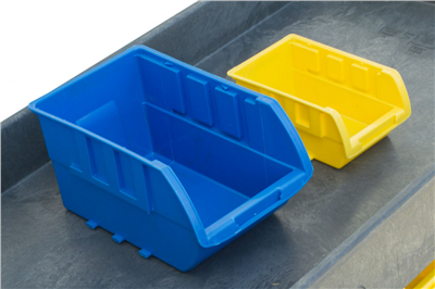 Dílenský vozík s boxy 790 x 430 x 855 mm, 32 boxů