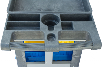 Dílenský vozík s boxy 790 x 430 x 855 mm, 32 boxů