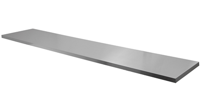 Nerez pracovní deska 2365x463x38 mm do sestavy dílenského nábytku PROFI