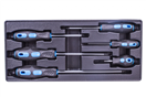 AHProfi VV006KS01 Sada křížových šroubováků ve výplni do dílenského vozíku, 6 dílů