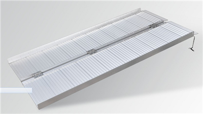 Přenosná skládací rampa pro invalidní vozíky, 92 cm