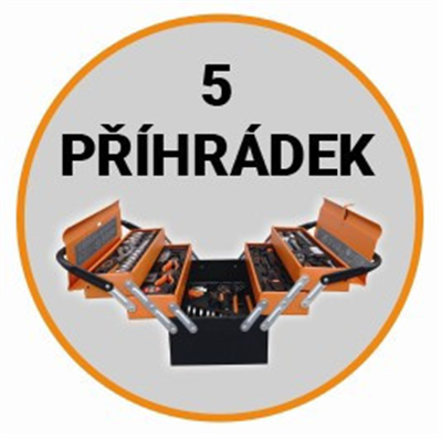 Sada nářadí v base s Gola sadou 1/2
