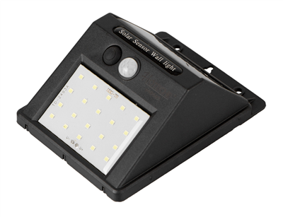 Solární nástěnné světlo, LED, 3 W