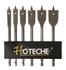 Hoteche HT511021 Vrtáky do dřeva, ploché, 6 ks