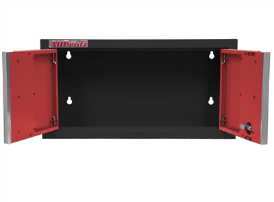 Celokovová dvoukřídlá závěsná skříňka PROFI RED 680x281x350 mm