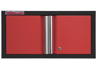 Celokovová dvoukřídlá závěsná skříňka PROFI RED 680x281x350 mm