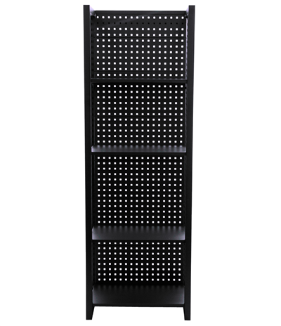 Kovový regál s děrovanou deskou, 680 x 458 x 2000 mm