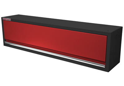 Celokovová závěsná skříňka PROFI RED s výklopnými dvířky 1360x281x350 mm