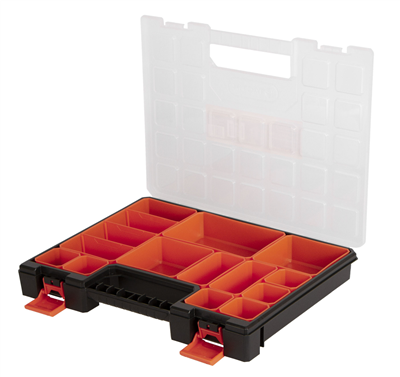 Organizér na drobný materiál, 15 přihrádek