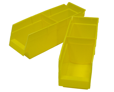 Kovový regál s plastovými boxy, 60 ks