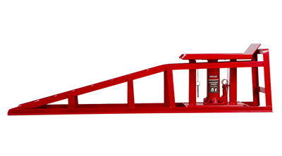 Nájezdové rampy s hydraulickým zvedákem, pár - 2 t