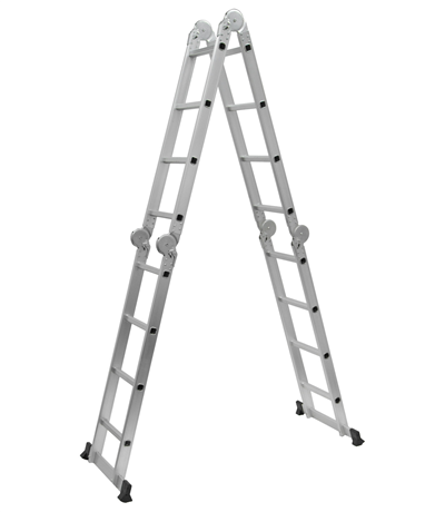 Skládací žebřík, 4 klouby, 4,6 m