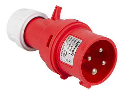 Průmyslová vidlice 4P, 400 V, 16 A
