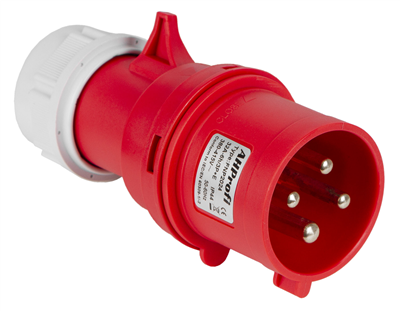 Průmyslová vidlice 4P, 400 V, 32 A