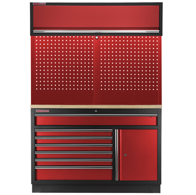 Dílenská sestava PROFI RED, 1360 x 495 x 2000 mm
