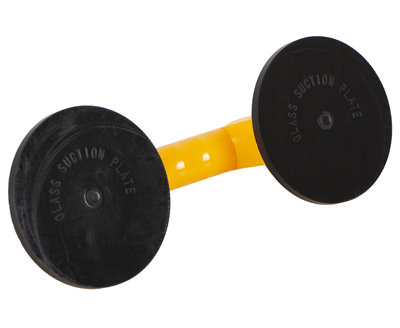 Dvojitá přísavka na sklo, 2 x 123 mm