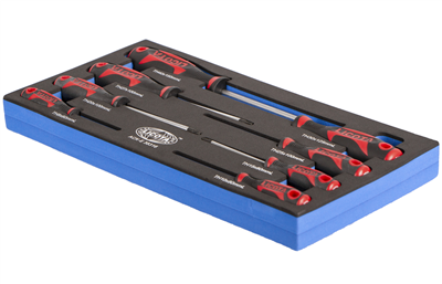 Sada šroubováků v pěnové výplni, Torx, 8 ks