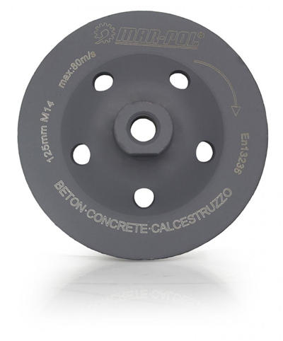 Kotouč brusný diamantový na beton 125mm, M14, turbo MAR-POL