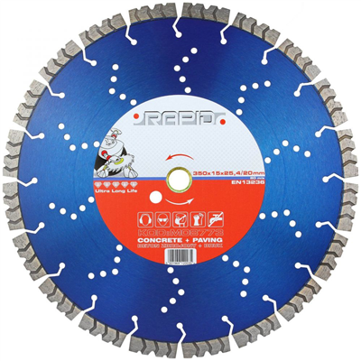 Kotouč řezný diamantový 350x15x25,4/20mm RAPID ARROW