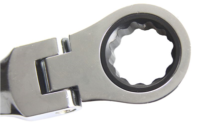 Klíče očkoploché, ráčnové s kloubem 7ks 8-19mm MAR-POL