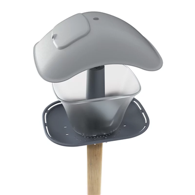 Krmítko pro ptáky BIRDYFEED SQUARE antracit 24,8 cm