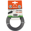 DEMON M84100 Struna zesílená, kulatý profil, 15m, 2,4mm DEMON