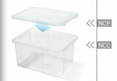 Plastové víko k úložnému boxu 24