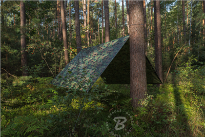 Plachta zakrývací 10x8m, 90g, maskovací CAMOforest