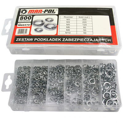 Bezpečnostní podložka-pérovka, sada 800ks MAR-POL